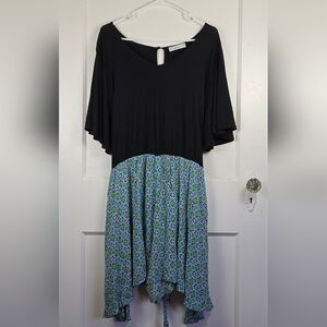 Boho Knit Romper with Pockets Like New Plus Size 20